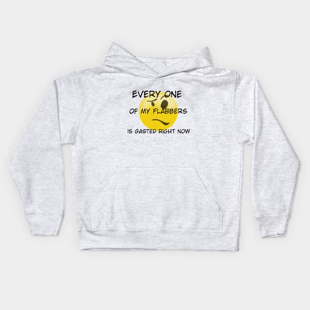 Flabbergasted Kids Hoodie by S.M.Sledge